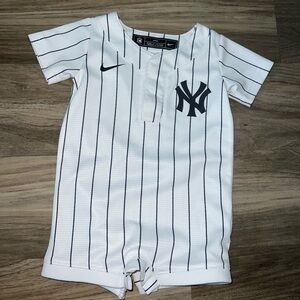 Toddler Yankee Jersey Romper